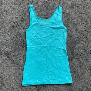 🌸Old Navy (S) Aqua Sequined Tank Top🌸